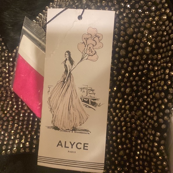 PROM!! A 2022 Fit and Flare, Stone Embellished Two Piece Dress by Alyce, size 8 - Picture 5 of 6
